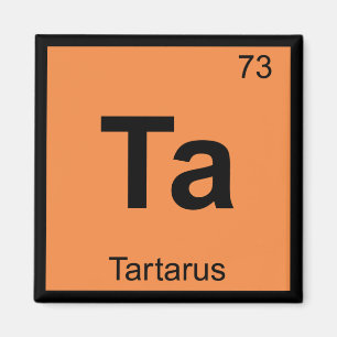 Ta - Tartarus Grekisk kemi Periodiska systemet Magnet