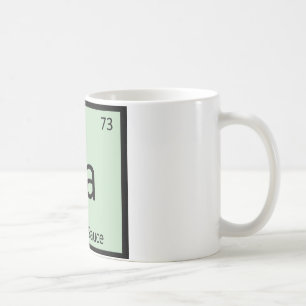 Ta - Tartsauce Kemi Periodiska Systemet Symbol Kaffemugg