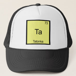 Ta - Tatonka Rolig Kemite Element Symbol T-Shirt Truckerkeps