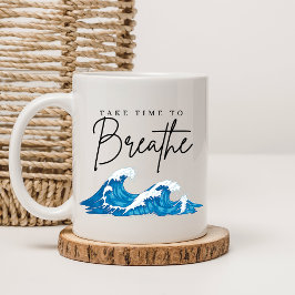 Ta tid att avbryta kaffemugg