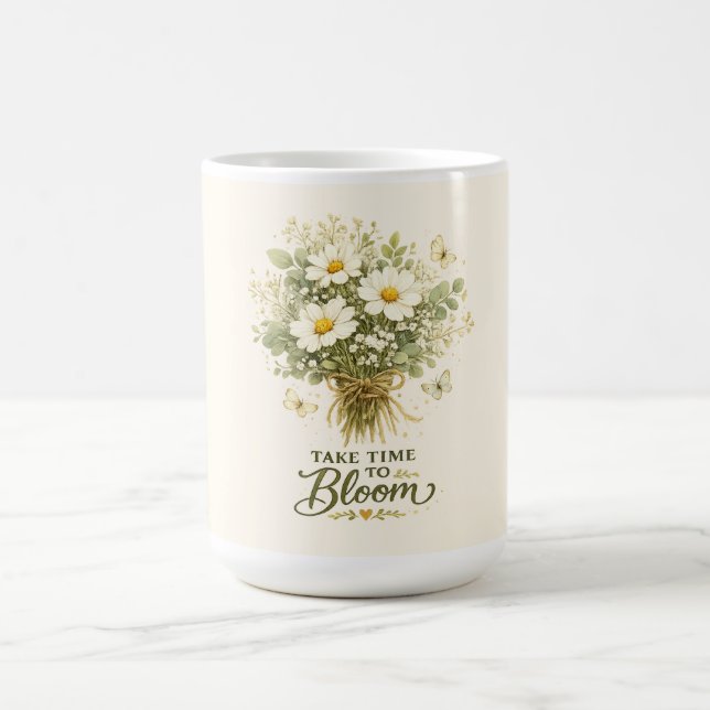 Ta tid att blomma |  Bukettdesign Kaffemugg (Center)