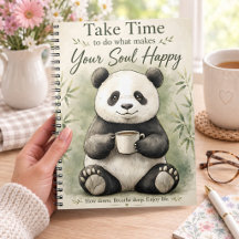 Ta Tid att Göra Din Själ Glad Söt Panda