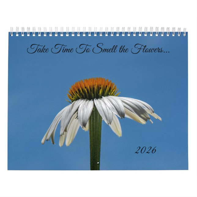 Ta Tid Att Lukta På Blommorna Kalender (Omslag)