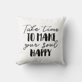 Ta tid för att göra din sjö Lycklig Kudde