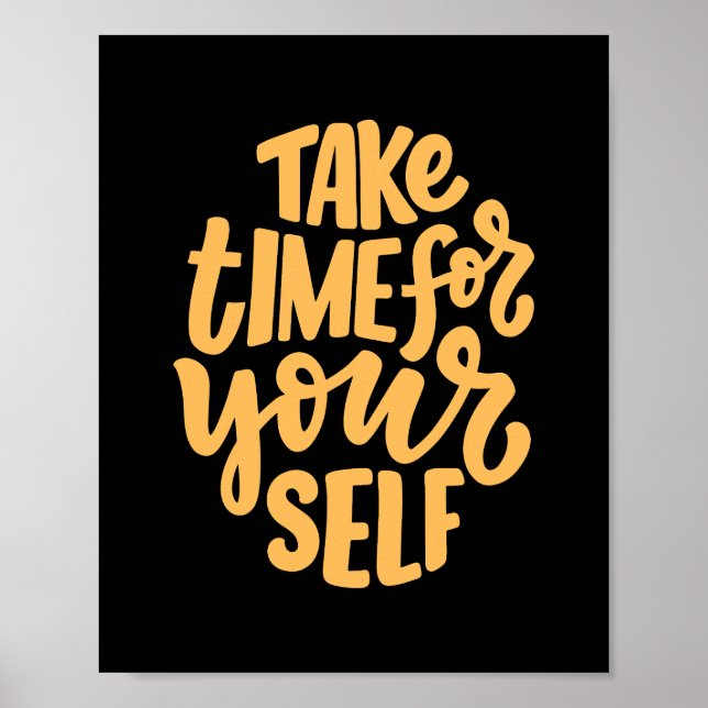 Ta tid för din egen inspiration poster (Framsidan)