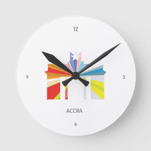 Ta tid på - Accra Rund Klocka