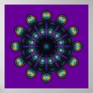 Ta tid på ansikten - ApophysisFractal Poster