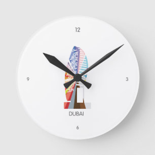 Ta tid på - Dubai Rund Klocka