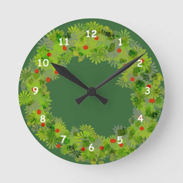 Ta tid på - julkranen rund klocka (Framsida)