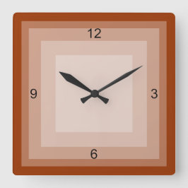 Ta tid på - koncentriskt kvadrerar fyrkantig klocka