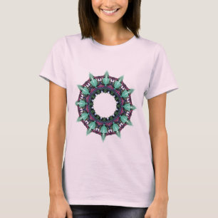 ta tid på KONST för ansiktekaleidoscopefractalen Tee Shirt