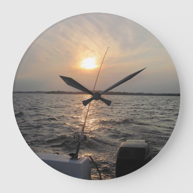Ta tid på med solnedgång stor klocka (Framsida)