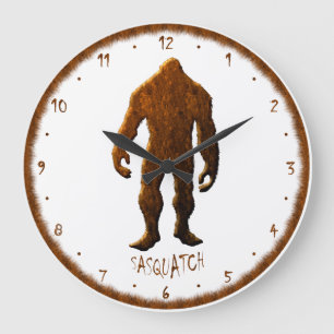 TA TID PÅ - SASQUATCH BIGFOOT STOR KLOCKA