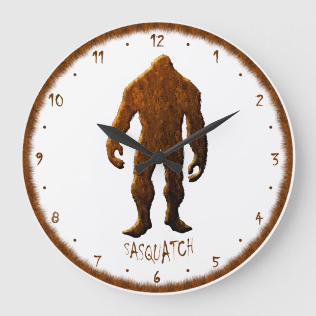 TA TID PÅ - SASQUATCH BIGFOOT STOR KLOCKA (Framsida)