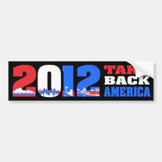 Ta tillbaka Amerika 2012 Bildekal