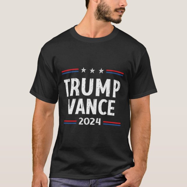 Ta tillbaka Amerika Trump Vance 2024 Vicepresident T Shirt (Framsida)