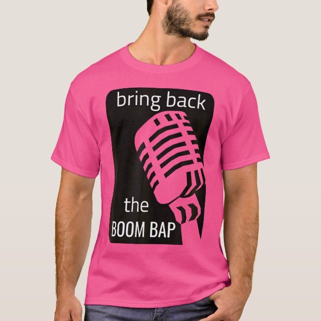 Ta tillbaka boom Bap Rap Music T Shirt (Framsida)