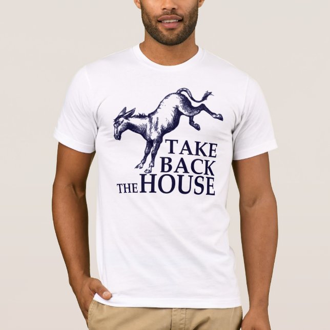 Ta tillbaka huset tee shirt (Framsida)