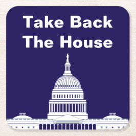 Ta tillbaka representanthuset underlägg papper kvadrat