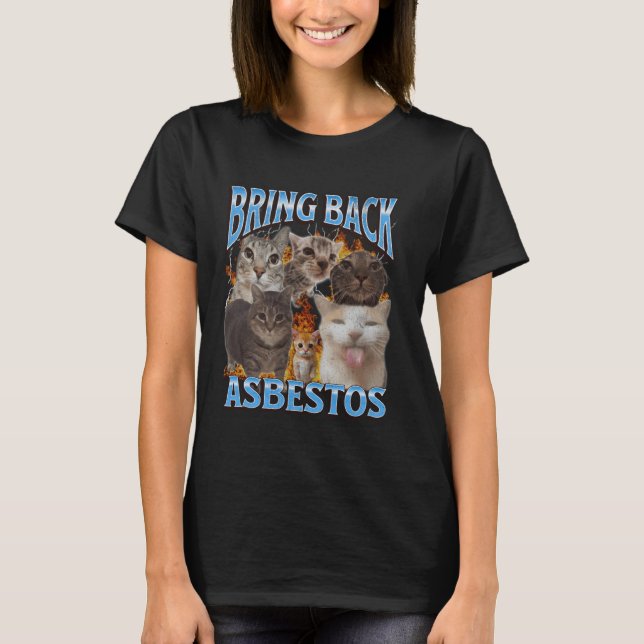 Ta tillbaka solljus Lung Cat Meme Bootleg Graphic T Shirt (Framsida)