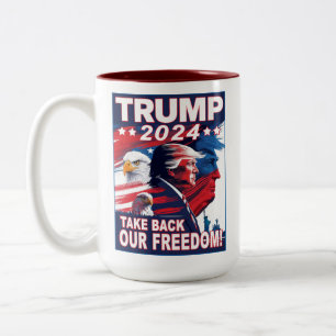 Ta tillbaka vår frihetspartios trump 2024 Mugg
