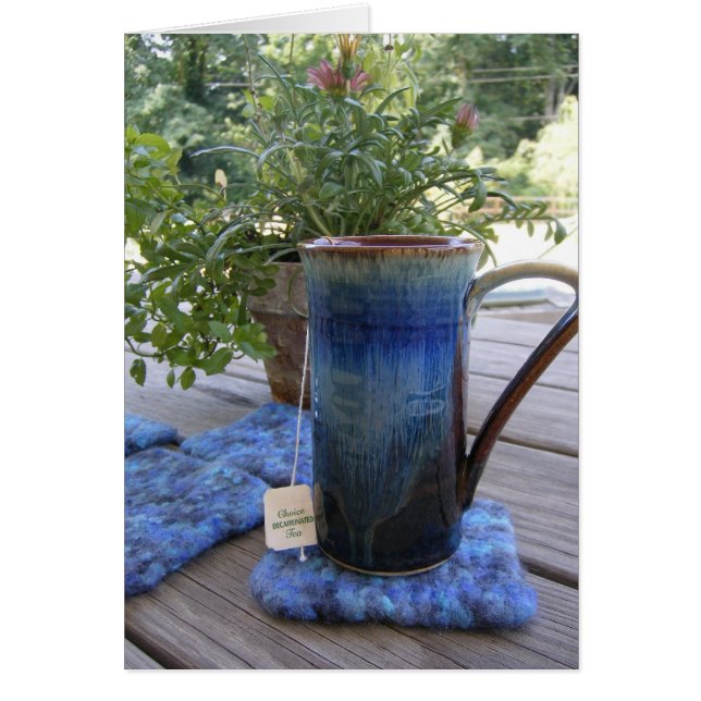 Ta Time för Tea Hälsningskort (Framsidan)