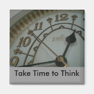 Ta Time till tänkan Magnet
