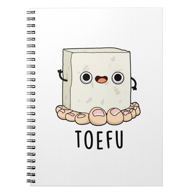 Tå-tofu Rolig Tofu Puns  Anteckningsbok (Framsidan)