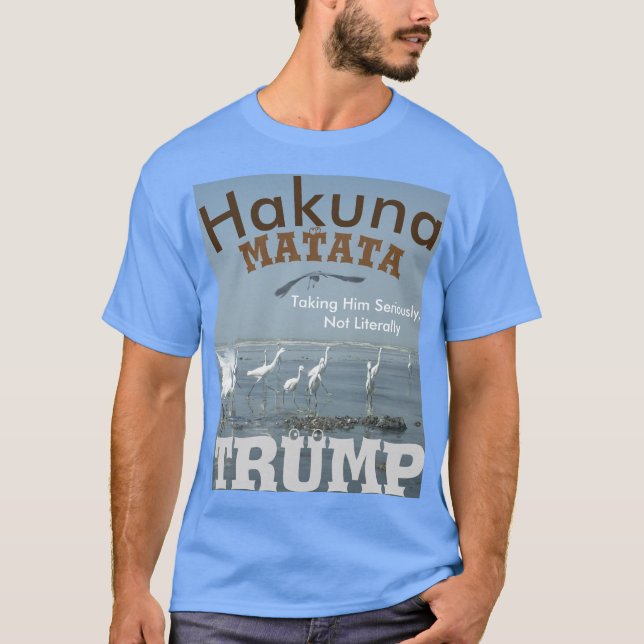 Ta Trump på allvar! Inte bokstavligt inspirerad Tröja (Framsida)
