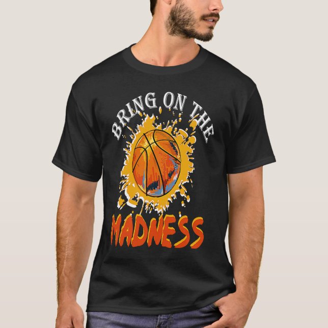 Ta upp Galenheta polisakademins Basketball Madn T Shirt (Framsida)