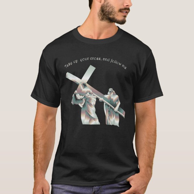 Ta upp kor och följ mig t shirt (Framsida)