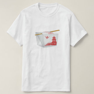 Ta ut den kinesiska skjortan för mat t t-shirt