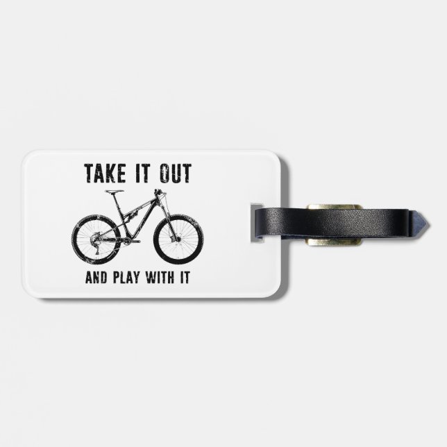 Ta ut den och spela med den där bergsbike bagagebricka (Baksida Vågrät)