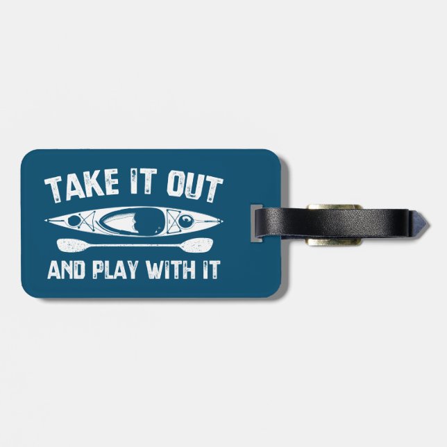 Ta ut den och spela med Kayak. Bagagebricka (Baksida Vågrät)