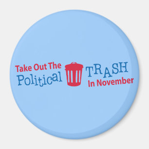 Ta ut den politiska Sopor i november Magnet