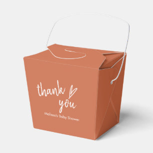 Ta ut "Favbox Boho Heart Minimal Terracotta" Presentaskar
