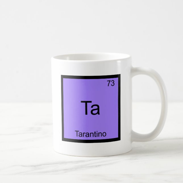 Ta - Utslagsplats för symbol för Tarantino rolig Kaffemugg (Höger)