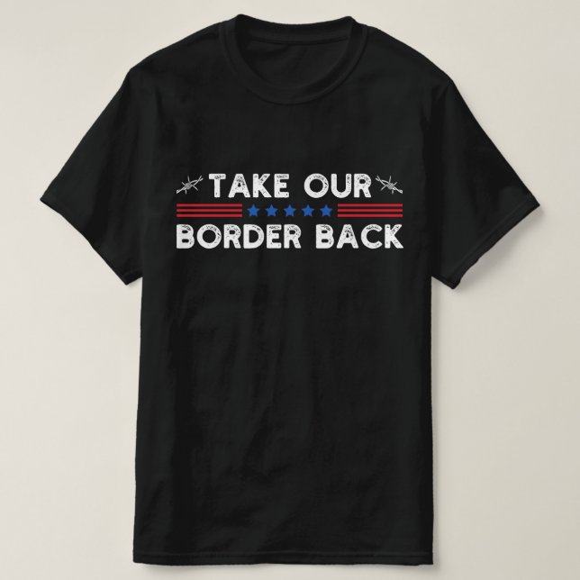 Ta vår Gräns tillbaka Texas Convoy T Shirt (Design framsida)