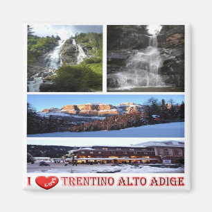 TAA006 TRENTINO ALTO ADIGE Jag älskar, Italien, Ky Magnet