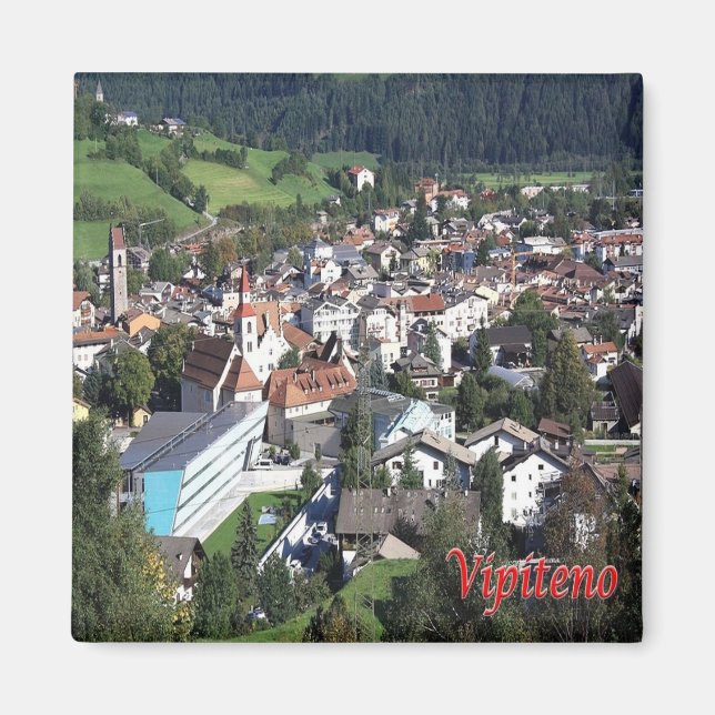 TAA008 VIPITENO - Panorama - Italien - Fridge Magnet (Framsidan)