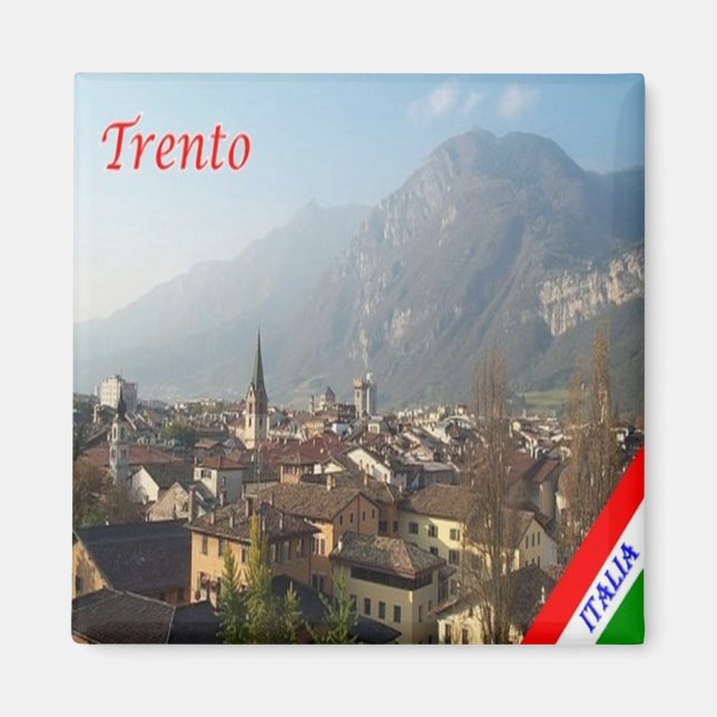 TAA011 TRENTO, Trentino Alto Adige, Italien, Fridg Magnet (Framsidan)
