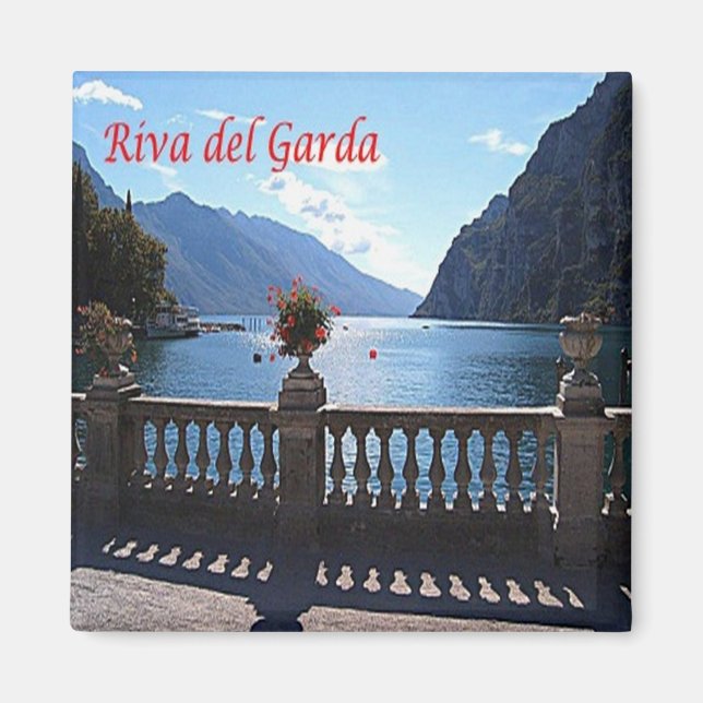 TAA026 RIVA DEL GARDA - Sjö View - Italien - Fridg Magnet (Framsidan)