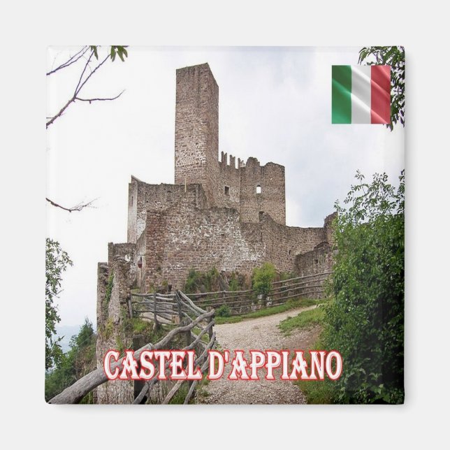 TAA032 MISSIANO, Castel d'Appiano Italien, Fridge Magnet (Framsidan)