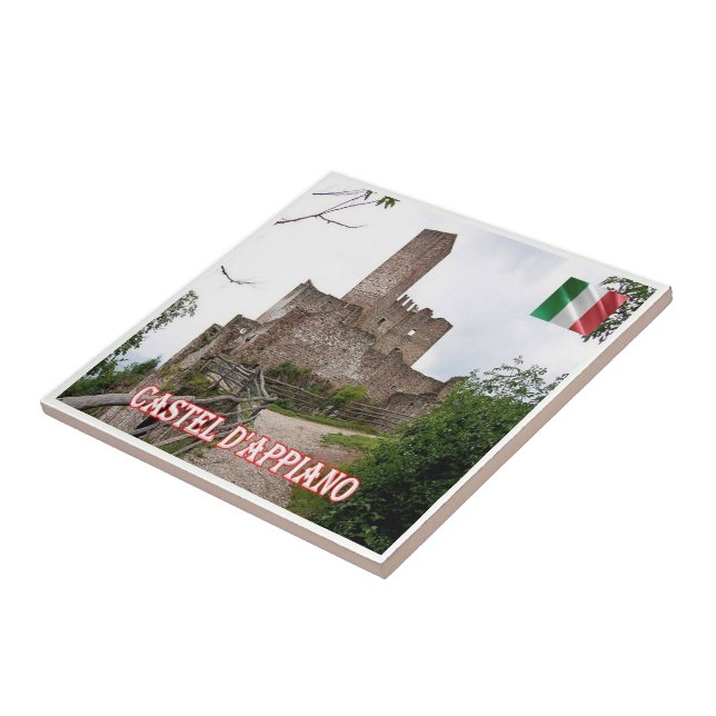 TAA032 MISSIANO, Castel d'Appiano Italien Kakelplatta (Sidan)