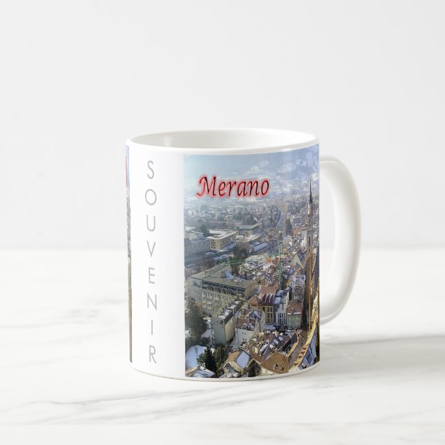 TAA033 MERAN MERANO, flygvy, Kaffemugg (Framsida höger)