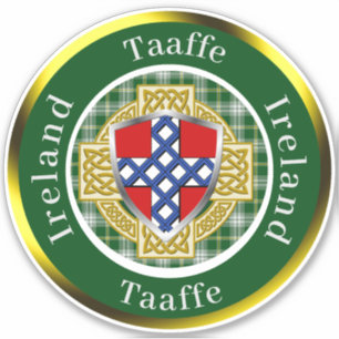 Taaffe Irish Shield/Celtic Kor Personlig Klistermärken