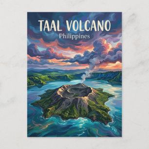Taalvulkanen Filippinerna Vykort