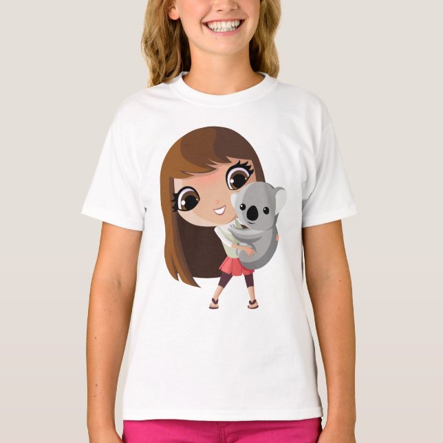 Taara och Pudding the Koala T-shirt (Framsida)