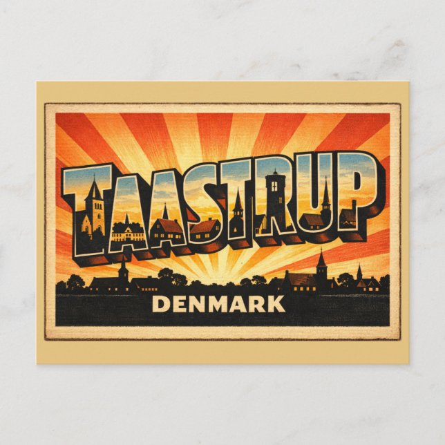Taastrup Danmarkstorn Vykort (Framsida)