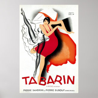 Tabarin av Paul Colin | Artikel 1920s Poster